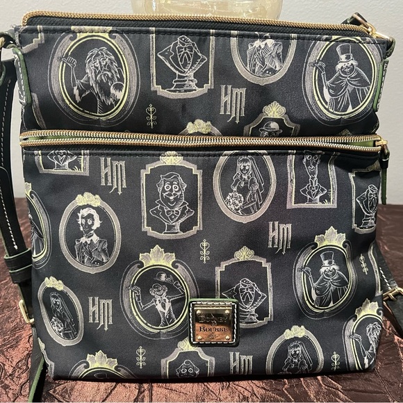 Dooney & Bourke Handbags - Disney Dooney & Bourke Haunted Mansion Nylon Portraits Crossbody Handbag